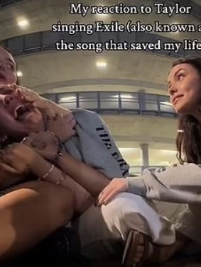 The young woman has a very emotional connection to the song. Picture: TikTok / maddie.braps