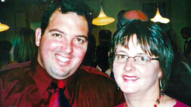 #####CHANNEL 9 / TOOWOOMBA CHRONICLE PIC#### Geoff and Leanne Sleba . Leane was shot dead by her husband hunting a snake at Kingsthorpe.