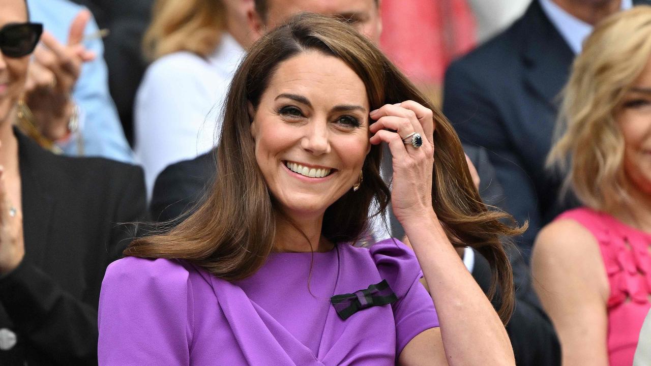 The crowd gave Princess Kate a standing ovation. Picture: Andrej Isakovic/AFP