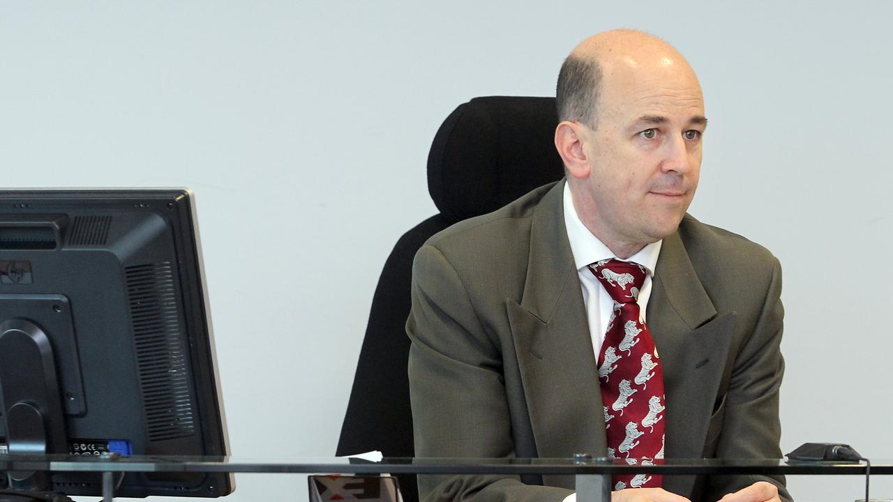 Magistrate Michael Daly inside the Hobart Magistrates Court.