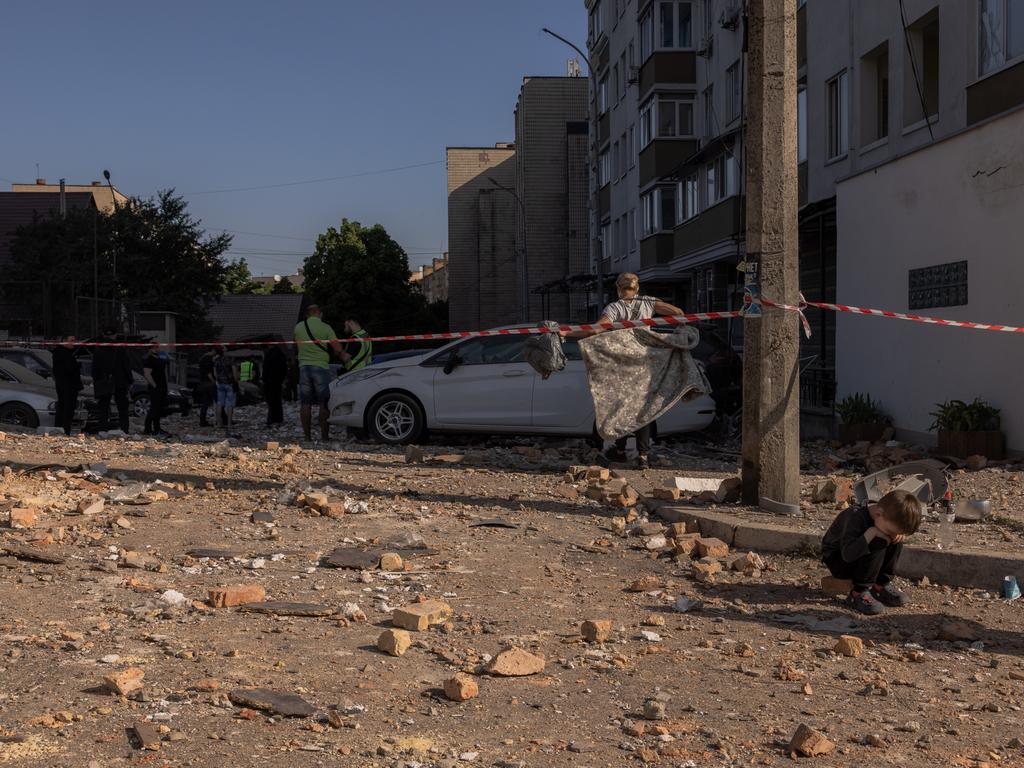 Earlier in the day, Russia fired a barrage of missiles at Kyiv, sending panicked residents running for shelter in an unusual daytime attack on the Ukrainian capital following overnight strikes.