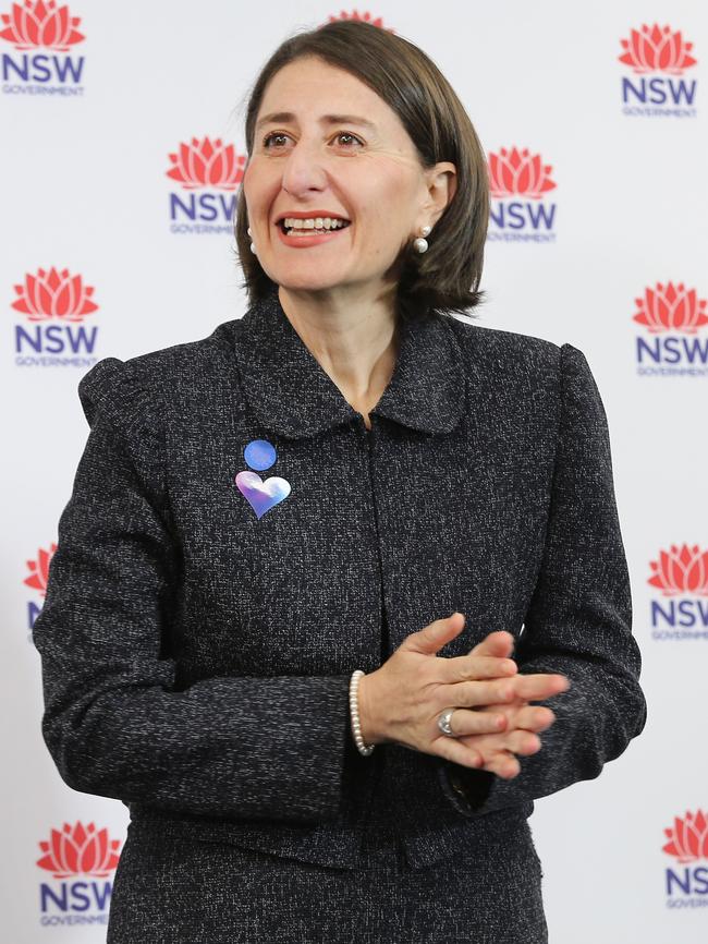 Pride... Premier Gladys Berejiklian.