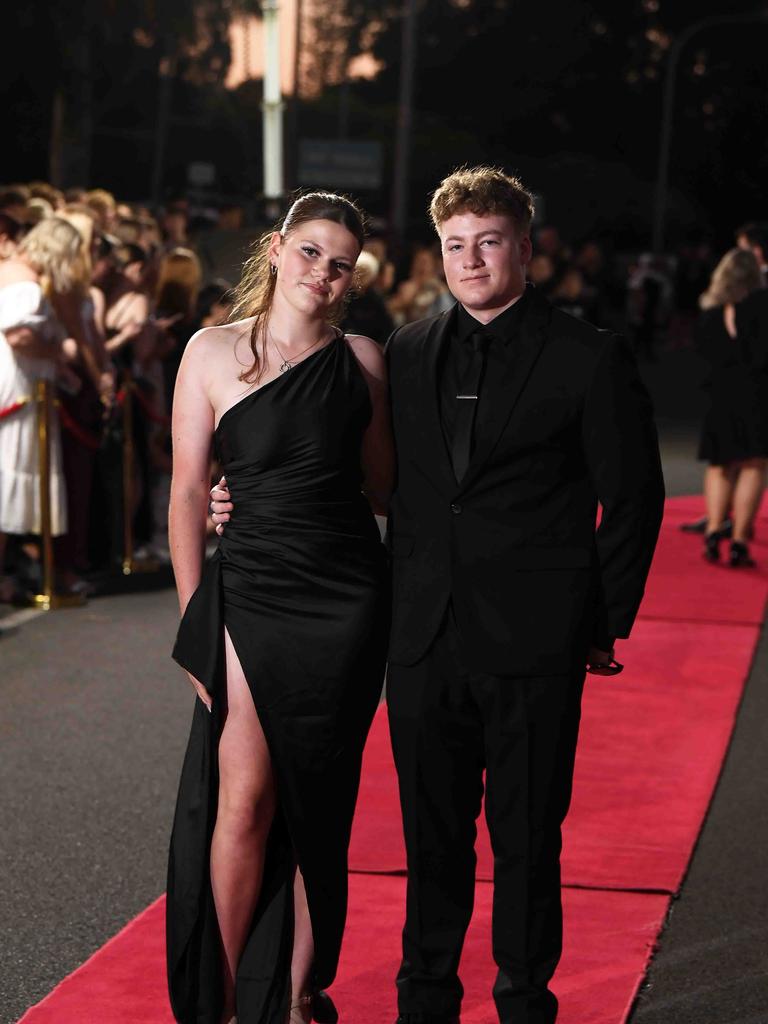 Lachlan Manssen & Maddy Roper at Xavier Catholic College year 12 formals. Picture: Patrick Woods.