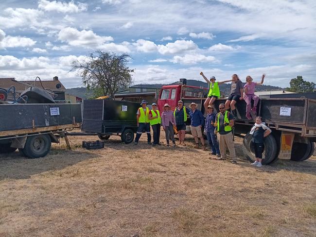 Rokeby Hills Community Landcare Group on Clean Up Australia Day 2025. Picture: Supplied Rokeby Hills Community Landcare Group