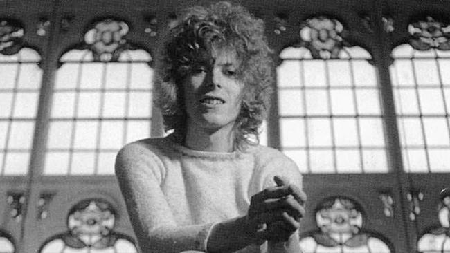 Singer David Bowie in the late 1960s.