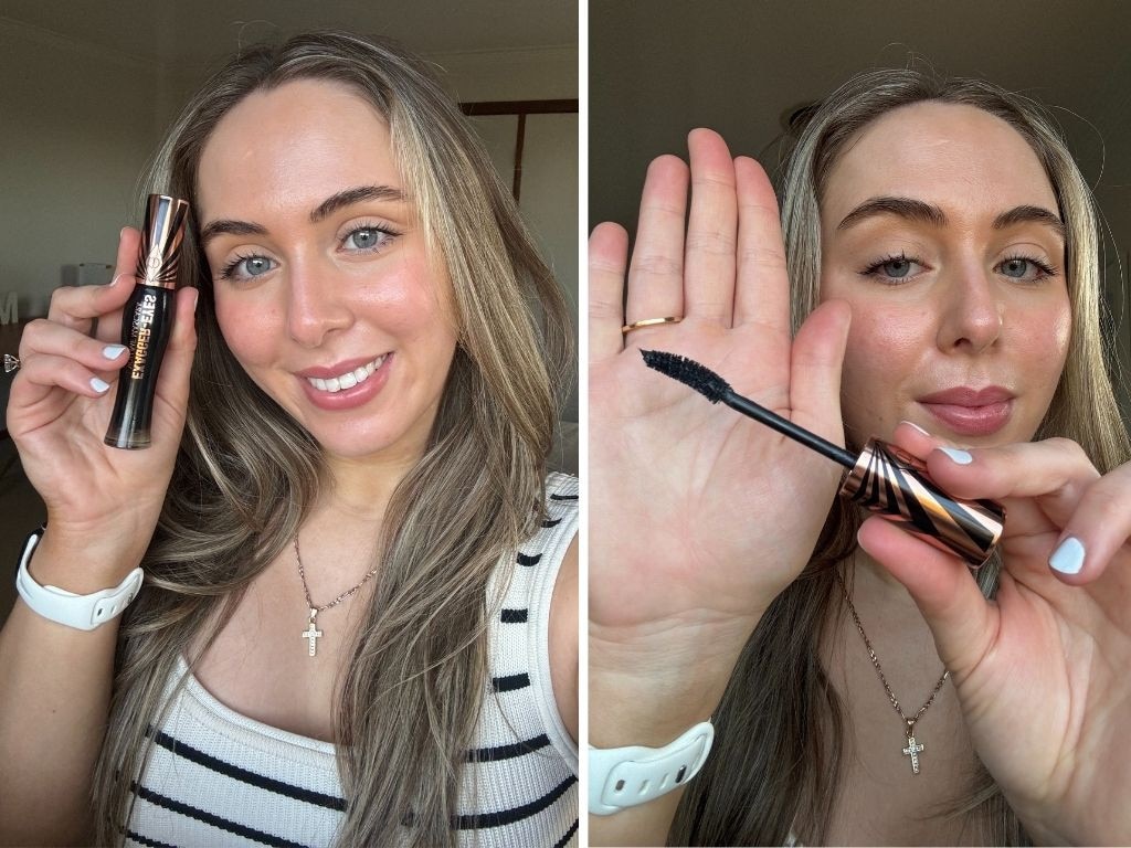 We try the Charlotte Tilbury Exagger-Eyes Volume Mascara.