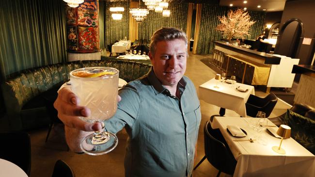 Daniel Ridgeway is preparing to open his new restaurant, Madame V in Palm Beach. Picture Glenn Hampson