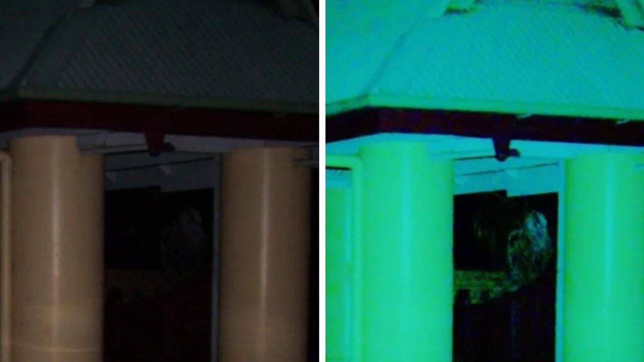 The Para Vision team says it has photographed a ghost they call the ‘gatekeeper’ at the Buderim Cemetery. Picture: Para Vision