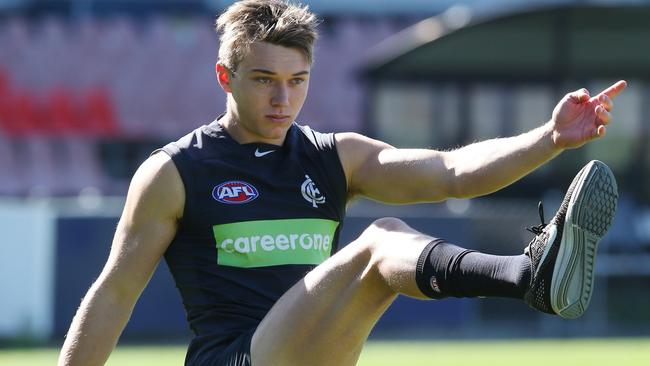 Patrick Cripps at Carton training. Picture: David Crosling