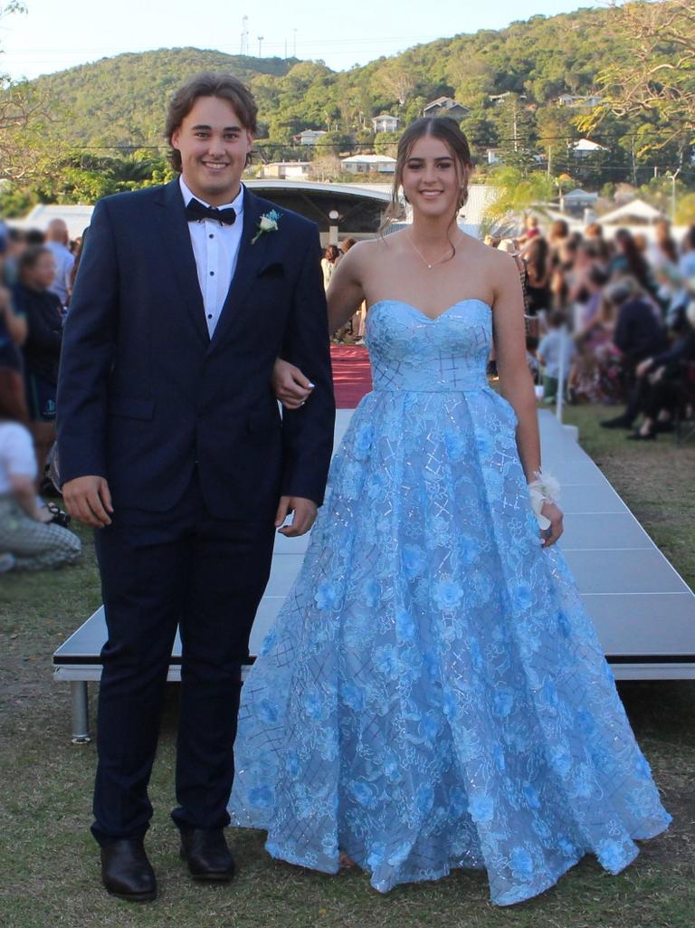 Emma and Max at the St Ursula's College Formal. Photo: Contributed