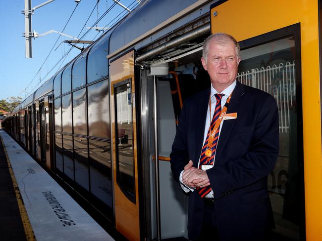 Sydney Trains CEO Howard Collins said the average commuter taps on and taps off in 30 minutes. That included walking up stairs and waiting for trains, he said.