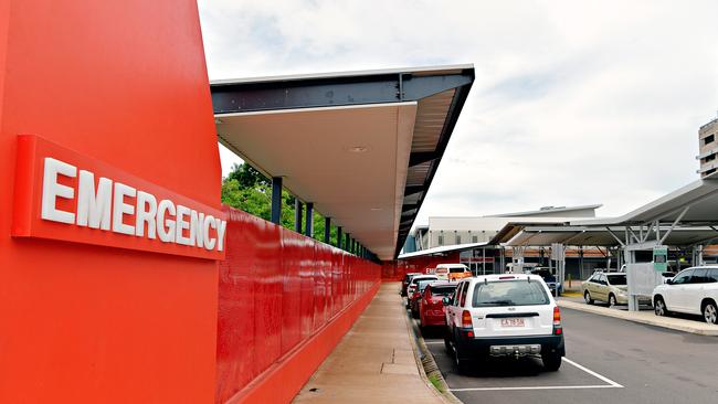 The entrance to the RDH emergency department. The Australian Salaried Medical Officers’ Federation says the Territory Government is putting staff and patients at risk by underfunding mental health services, especially at the hospital. Picture: Michael Franchi