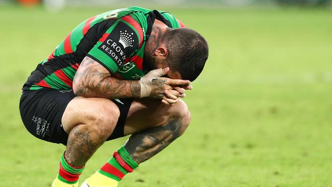 Reynolds was distraught he couldn’t leave the Rabbitohs in style. (Photo by Chris Hyde/Getty Images)