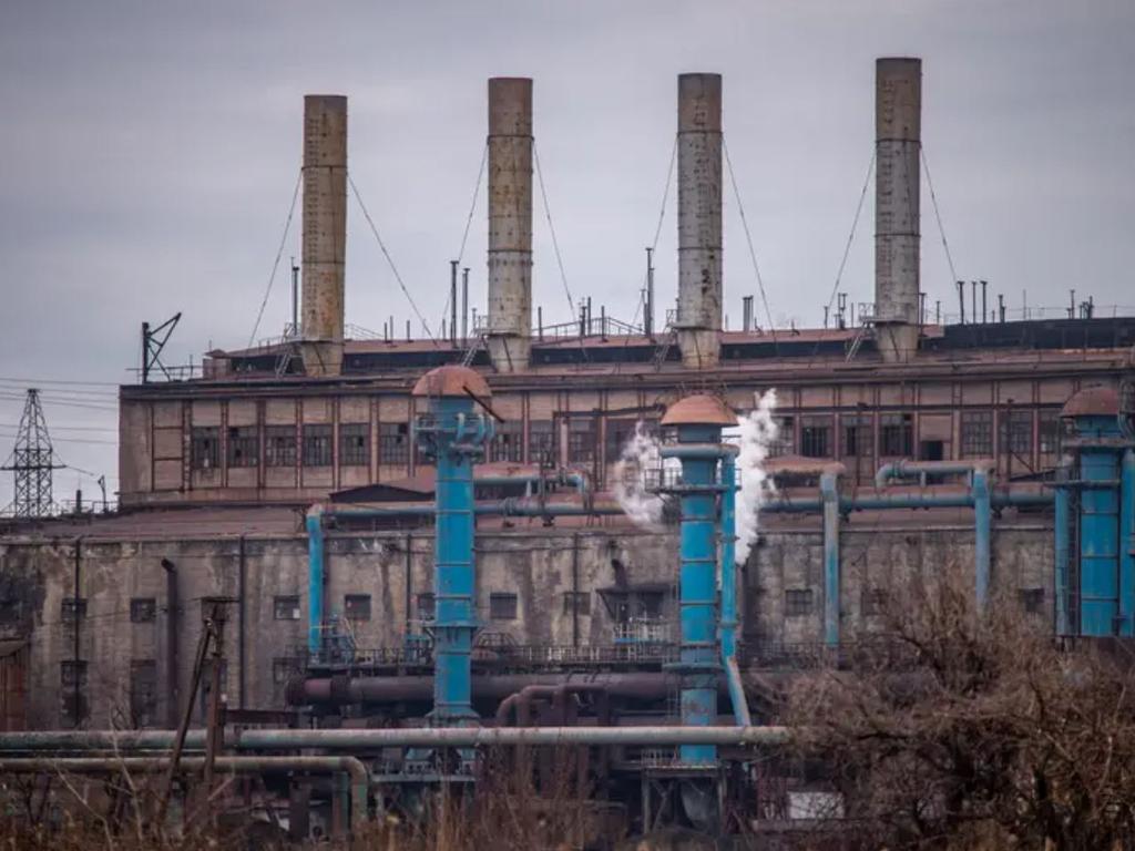 Azovstal steel plant in the city of Mariupol before the invasion of Ukraine. Picture: Supplied