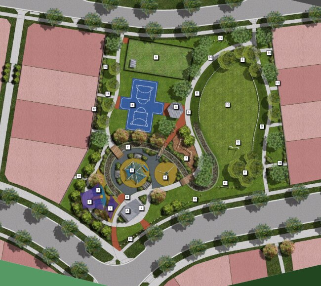 Proposed neighbourhood park on Ripley Valley site.