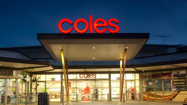 Coles supermarket at Ropes Crossing in Sydney. Picture: AAP