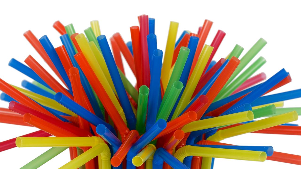 Plastic straws will be outlawed under the ban. Picture: iStock