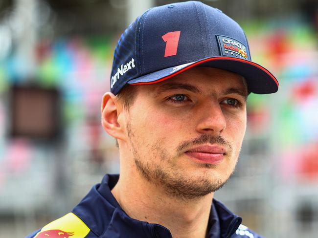 BAKU, AZERBAIJAN - APRIL 30: Max Verstappen of the Netherlands and Oracle Red Bull Racing looks on prior to the F1 Grand Prix of Azerbaijan at Baku City Circuit on April 30, 2023 in Baku, Azerbaijan. (Photo by Mark Thompson/Getty Images)