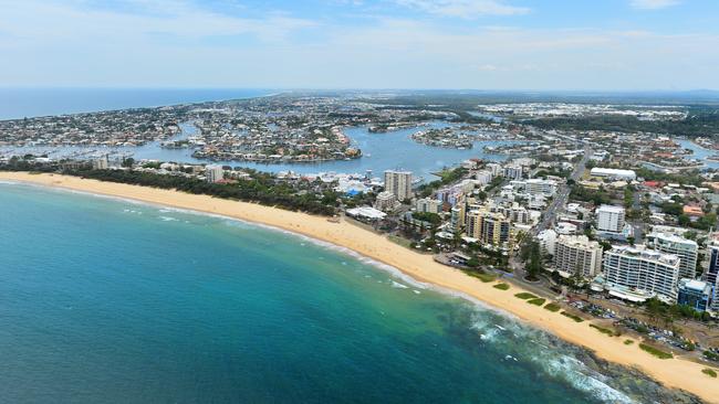 Mooloolaba Beach on the Sunshine Coast