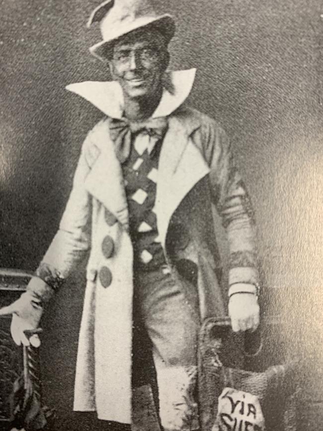 Melbourne police detective John Christie, in disguise as an African-American minstrel to solve a theft.