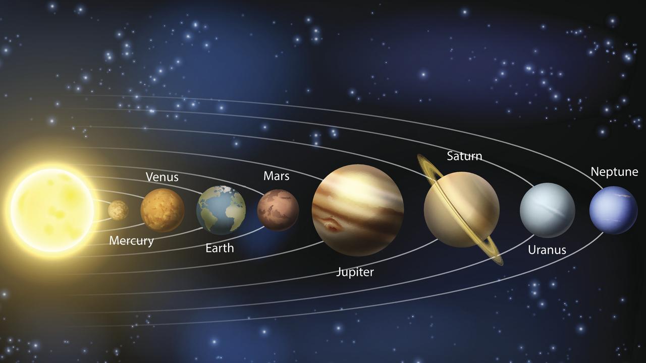 Mercury, Venus, Mars, Jupiter and Saturn will appear in the early morning sky in order of their distance from the Sun throughout June. Picture: iStock
