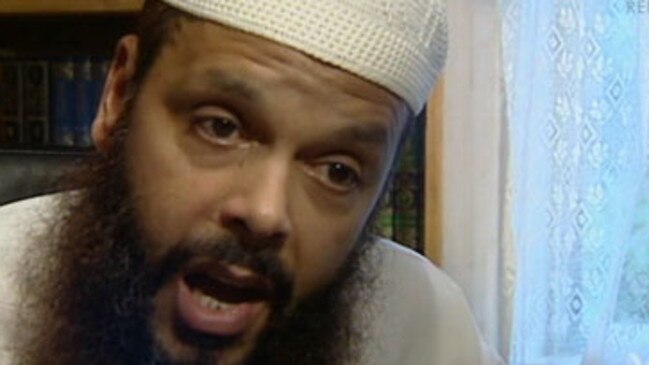 Self-styled Islamic radical Abdul Nacer Benbrika (aka Abu Bakr) during an interview with the ABC at his home in Melbourne. Picture: ABC