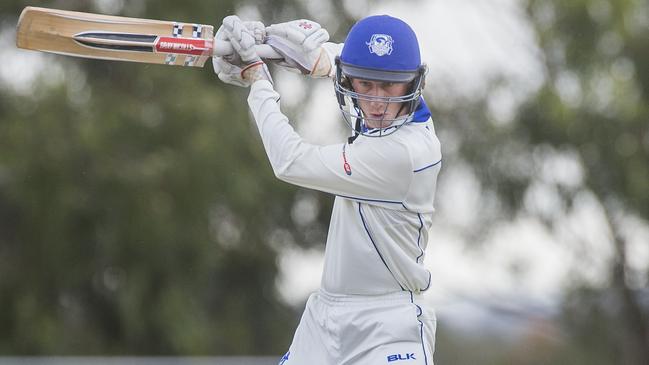 Connor Hayes in action for Greenvale Kangaroos. Picture: Rob Leeson