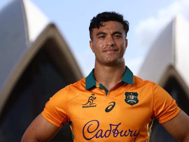 The Wallabies are banking on Joseph-Aukuso Suaalii restoring the team to its former greatness. Picture: Supplied