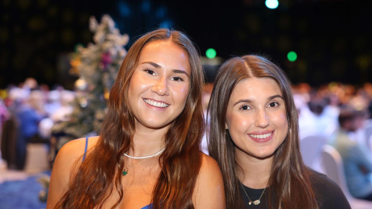 Charlotte Foley and Alex Carey at the 2023 Christmas Appeal - Gold Coast Leaders Business Breakfast at The Star Gold Coast. Picture, Portia Large.