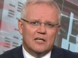 Leila McKinnon interviewed Scott Morrison on A Current Affair. Picture: 9 News