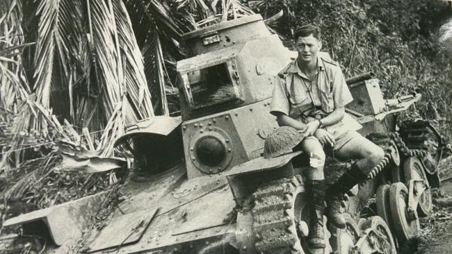 Copypic, (copyright unknown), of a disabled Light Japanese tank at Milne Bay,New Guinea, WW2.