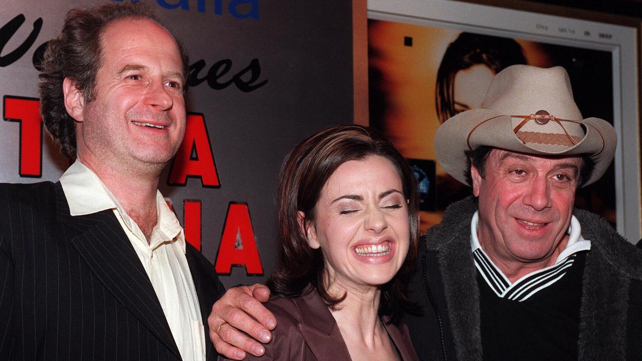 Gudinski and Molly Meldrum with Tina Arena in the late ’90s.