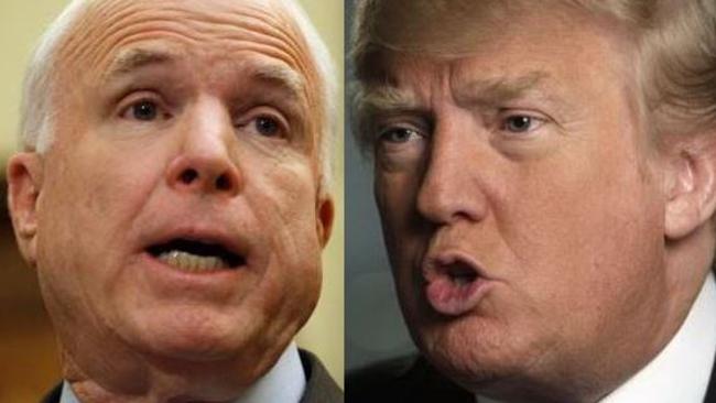 John McCain has told Donald Trump that he won’t vote for the plan to repeal and replace Obamacare. Picture: Supplied