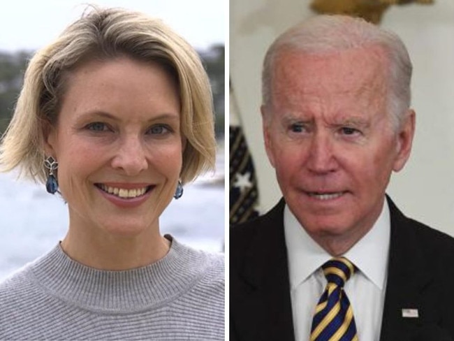 Katherine Deves declared US President Joe Biden is "clearly showing signs of dementia" on social media this year before deleting her account.