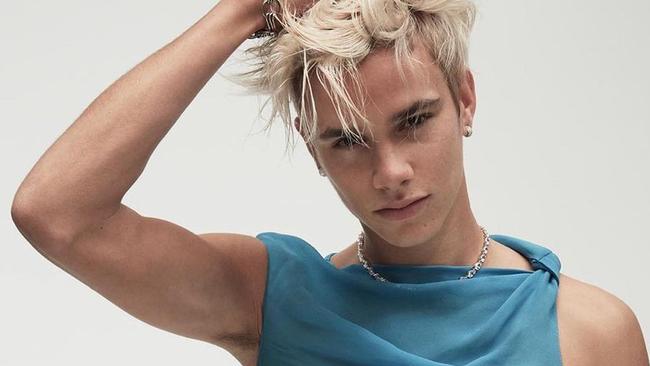 Romeo could be the newest Spice Girls member in this number. Picture: Instagram/L'Uomo Vogue