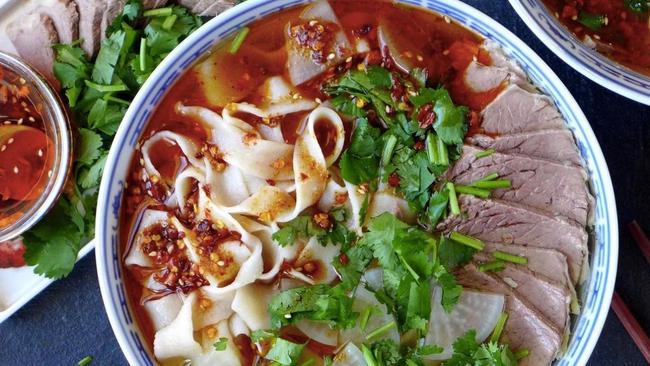 Noodles from 1919 Lanzhou Beef Noodle in Mount Gravatt.