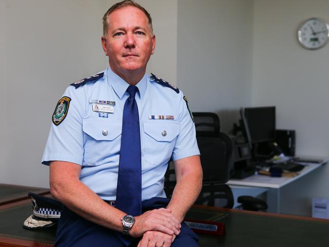 NSW Police Commissioner Mick Fuller would support drug amnesty bins. Picture: Gaye Gerard