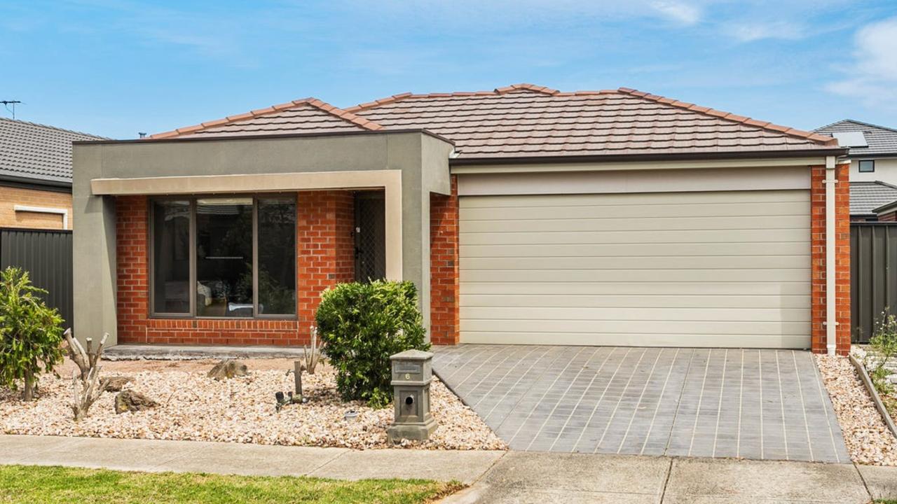 This four-bedroom house at 6 Victorking Drive, Point Cook is listed for sale with $700,000-$750,000 price hopes.