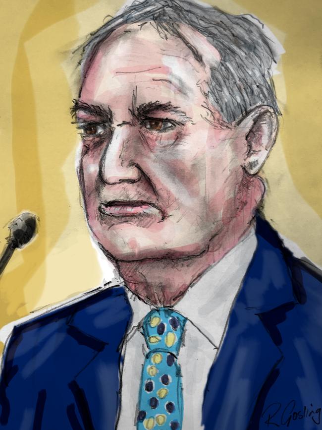 Disgraced Ipswich mayor Paul Pisasale was found guilty of extortion in mid-217. He was sentenced to two years’ prison, suspended after 12 months. Artwork: Richard Gosling