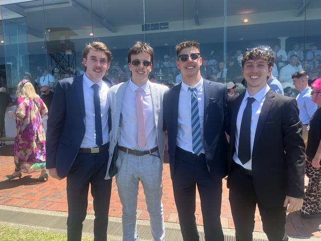 Thomas Reymers, Jack Viola, Riley Egan and Jacob Atkins