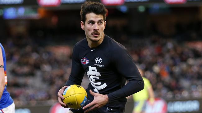 Are Blaine Boekhorst’s days numbered at Carlton. Picture: Michael Klein