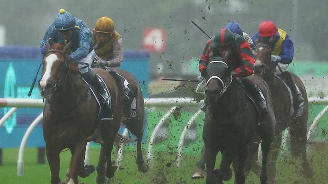 Franz Josef (left) turns the tables on Captain Furai (right) at Rosehill. Picture: Getty Images