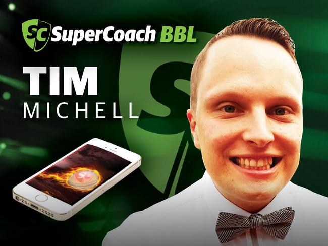 Tim Michell SuperCoach BBL team reveal.