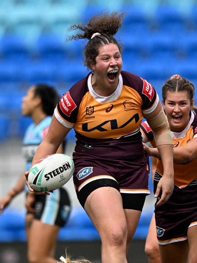 Chelsea Lenarduzzi broke Cronulla hearts in their last meeting. Picture: NRL Photos