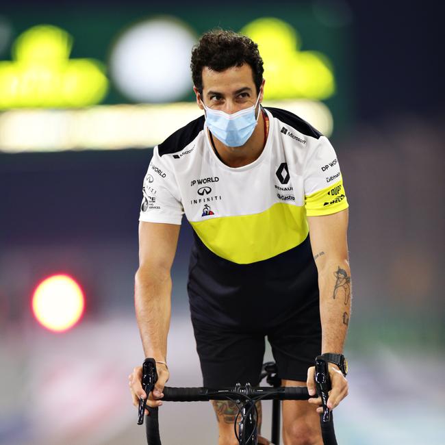 Daniel Ricciardo has revealed his shock after an inconclusive COVID-19 test in September. Picture: Getty Images.