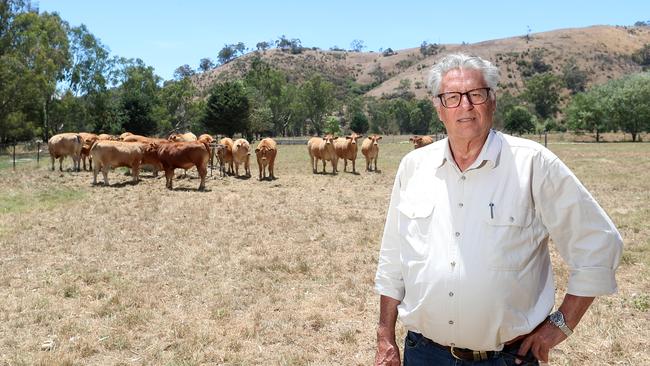 David Blackmore on his farm at Alexandra. Picture Yuri Kouzmin