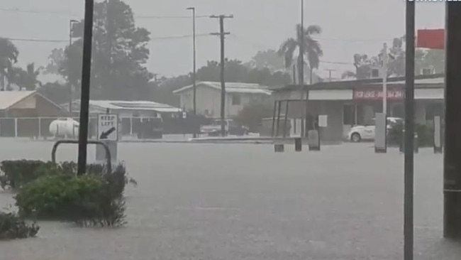 Parts of Queensland flooded after region smashed by heavy rain, Townsville has flooded after the region was smashed by heavy rain overnight. Picture: 9News