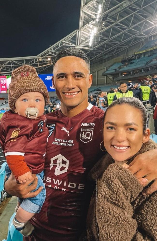 Natalia Holmes is the wife of NRL legend Valentine Holmes. Picture: Instagram / Natalia Holmes