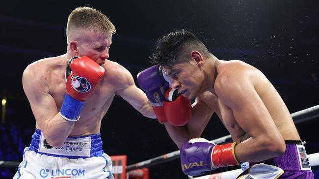 Wilson was one punch away from stopping Mexican world champion Emanuel Navarrete in 2023.