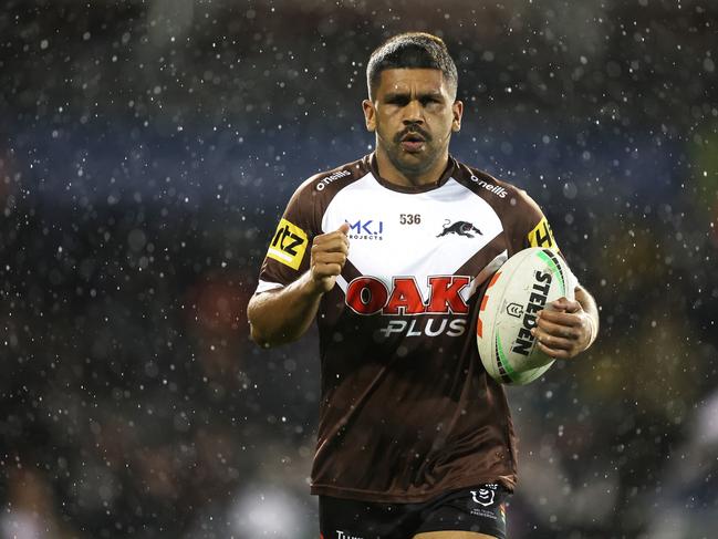 Tyrone Peachey is making the most of his chance on the left edge for the Panthers. Picture: Getty Images